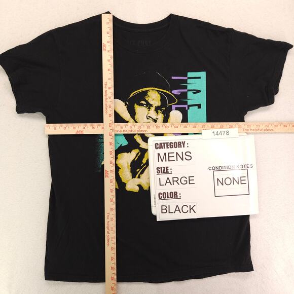 Ice Cube Rap Short Sleeve Graphic T-Shirt Adult Mens Size Large L Black - Picture 5 of 9